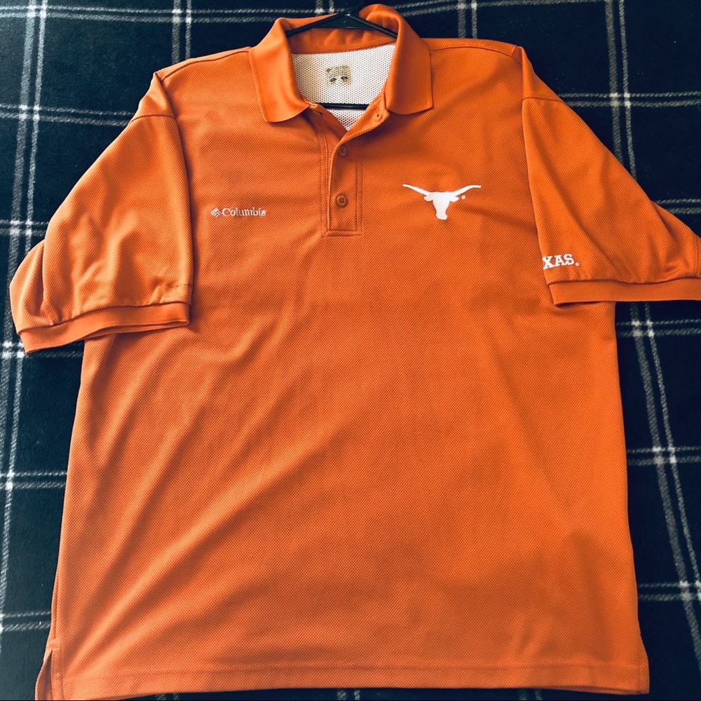 Vintage Columbia PFG Longhorn Polo